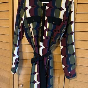 Multi color women’s dress.